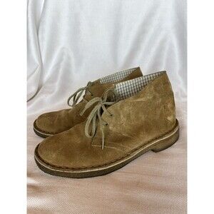 Original Clark’s Chukka Gum Sole Suede Shoes Women Size‎ 6